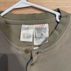 Rasco Fire Resistant Long Sleeve Henley Shirt